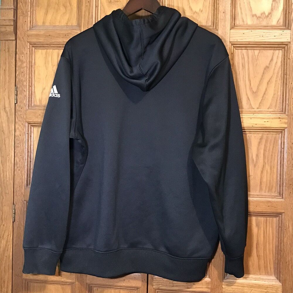 adidas Longwood University Lancers NCAA Logo Adult XL Black Pullover Hoodie - Picture 11 of 12
